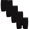 image:imageReebok Girls Boyshorts  4 Pack Seamless Cartwheel Bike Shorts 3  Combines BikeShort Coverage with Panty Comfort Machine Washable Fabric Retains Its Stretch Wear After WearAll BlackWhite Logo
