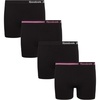 image:imageReebok Girls Boyshorts  4 Pack Seamless Cartwheel Bike Shorts 3  Combines BikeShort Coverage with Panty Comfort Machine Washable Fabric Retains Its Stretch Wear After WearBlackBlack