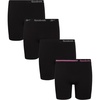 image:imageReebok Girls Boyshorts 4 Pack TagFree Seamless Long Leg Boxers 5 Inseam  Soft IrritationFree Comfort for Active Kids Supportive FullCoverage Fit Through Every ActivityBlack Contrast