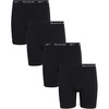 image:imageReebok Girls Boyshorts 4 Pack TagFree Seamless Long Leg Boxers 5 Inseam  Soft IrritationFree Comfort for Active Kids Supportive FullCoverage Fit Through Every ActivityAll Black