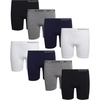 image:imageReebok Girls Boyshorts 8 Pack Soft Stretch Seamless Long Leg Underwear 5  Smooth Flexible Construction Gives Active Kids FullCoverage Comfort That Moves Through Every ActivityGreyBlackWhiteBlue