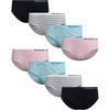 image:imageReebok Girls Hipster Panties 8 Pack Soft Stretch Seamless Underwear  Smooth Flexible Fabric with a TagFree Design for IrritationFree Comfort Secure Fit Without Pinching or DiggingPink JacquardScuba Blue SpacedyeWhite StripeBlack