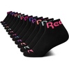 image:imageReebok Girls Quarter Socks 12 Pack Quarter Cut Arch Support Athletic Socks  Stretchfit Knit Contours to Feet Moisturewicking Fabric Seamless Toe Closure Cushioned HeelBlack Logo