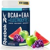 image:imageReebok REEcover Amino Acids  Electrolytes  8g EAAs 5g BCAAs Hydration Matrix  Muscle Recovery Strength  PostWorkout Support  30 Servings  Rocket Moon PopGreen Apple Punch