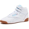 image:imageReebok Womens Freestyle Hi High Top Basketball SneakersFootwear WhiteBlueGum