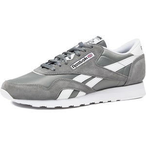 image:imageReebok Classic Nylon Mens Sneakers Tennis ShoesPure Grey5Footwear WhiteFootwear White