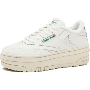 image:imageReebok Club C Extra Platform Sneakers for Women  White Casual Tennis Womens Fashion Sneakers  Womens Shoes Size 5 to 11ChalkChalkGlen Green