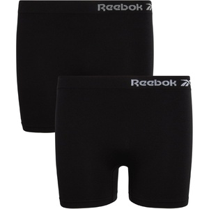 image:imageReebok Girls Boyshorts  2 Pack Seamless Cartwheel Bike Shorts 3  Combines BikeShort Coverage with Panty Comfort Breathable Stretch Fabric Holds Its Shape Wear After WearBlackBlack