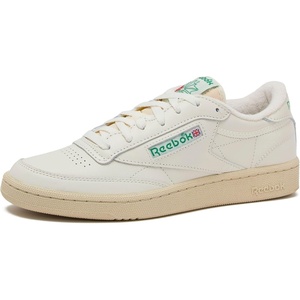 image:imageReebok Mens Club C 85 Vintage Tennis Sneakers for MenTopchalkPaperwhiteGlen Green