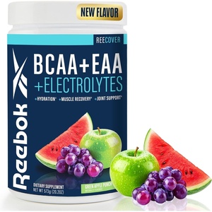 image:imageReebok REEcover Amino Acids  Electrolytes  8g EAAs 5g BCAAs Hydration Matrix  Muscle Recovery Strength  PostWorkout Support  30 Servings  Rocket Moon PopGreen Apple Punch