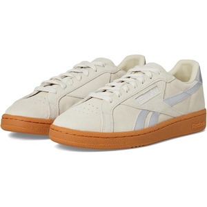 image:imageReebok Unisex Adult Club C Grounds SneakersAlabasterSilver MetallicGum