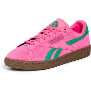 image:imageReebok Unisex Adult Club C Grounds SneakersAtomicpinkUpgradegreenGum