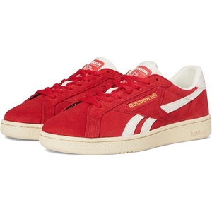image:imageReebok Unisex Adult Club C Grounds SneakersVector RedPaper WhiteChalk
