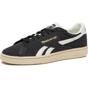 image:imageReebok Unisex Adult Club C Grounds SneakersWashed BlackPaper WhiteChalk