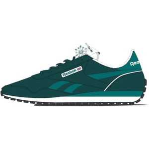 image:imageReebok Womens Classic AZ Legacy Sneakers for Women Casual Athletic Womens ShoesMetal GreenSeaport TealFootwear White