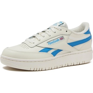 image:imageReebok Womens Club C Double Revenge Platform Tennis Shoes for Women Fashion Womens SneakersChalkChalkEssential Blue