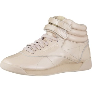 image:imageReebok Womens Freestyle Hi High Top Basketball SneakersGrey Patent Parchment Patent Parchment