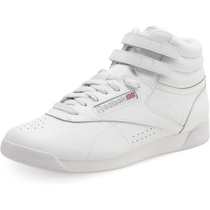 image:imageReebok Womens Freestyle Hi High Top Basketball SneakersInt White Silver