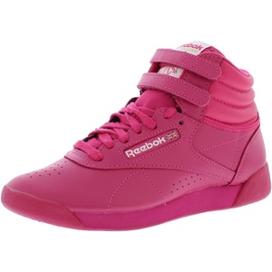 image:imageReebok Womens Freestyle Hi High Top Basketball SneakersPure Pink Pure Pink Footwear White