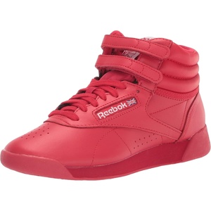 image:imageReebok Womens Freestyle Hi High Top Basketball SneakersRedGreyWhite