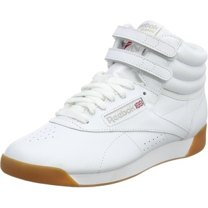 image:imageReebok Womens Freestyle Hi High Top Basketball SneakersWhite White Gum White Gum