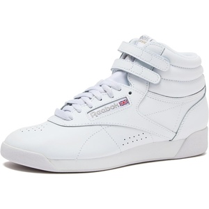 image:imageReebok Womens Freestyle Hi High Top Basketball SneakersWhiteSilver