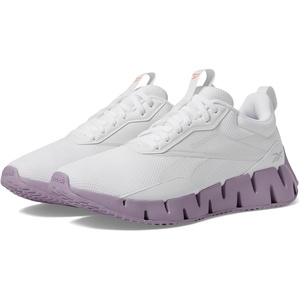 image:imageReebok Womens Zig Dynamica SneakerWhiteBarely GreyDusk Purple