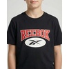 image:imageRebook 2 Pack Boys Cotton TShirts  Kids Teens Short Sleeve Crew Neck Athletic Running Basketball Tee Tops 618Solid Black  Solid Black