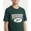 image:imageRebook 2 Pack Boys Cotton TShirts  Kids Teens Short Sleeve Crew Neck Athletic Running Basketball Tee Tops 618Solid Black  Solid Hunter Green