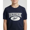 image:imageRebook 2 Pack Boys Cotton TShirts  Kids Teens Short Sleeve Crew Neck Athletic Running Basketball Tee Tops 618Solid Black  Solid Navy Blazer