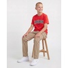 image:imageReebok 3 Pack Boys Cotton Short Sleeve Crew Neck Shirts Kids Teens Youth Athletic Running Basketball TShirts Tee 618Solid Black  Solid Poppy Red  Solid Marina