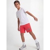 image:imageReebok 3 Pack Boys Dry Fit Athletic Shorts  Lightweight Running Basketball Soccer Sports Shorts Kids Teens Youth 618Solid Black  Solid Poppy Red  Solid Marina