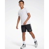 image:imageReebok 3 Pack Boys Dry Fit Athletic Shorts wSide Taping  Active Quick Dry Running Basketball Soccer Short for Kids TeensSolid Black  Solid Quiet Shade  Solid Ultimate Grey