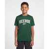 image:imageReebok 3 Pack Boys Dry Fit T Shirts Short Sleeve Athletic Active Sports Tee Shirt for Kids Teens Youth Boy Spring Size 618Solid Black  Solid Hunter Green  Solid Blue Iolite Reebok Logo