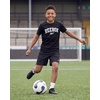image:imageReebok 3 Pack Boys Dry Fit T Shirts Short Sleeve Athletic Active Sports Tee Shirt for Kids Teens Youth Boy Spring Size 618Solid Black  Solid Hunter Green  Solid Blue Iolite Reebok Logo