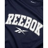 image:imageReebok 3 Pack Boys Dry Fit T Shirts Short Sleeve Athletic Active Sports Tee Shirt for Kids Teens Youth Boy Spring Size 618Solid Black  Solid Navy Blazer  Solid Quiet Shade Reebok Logo