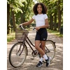 image:imageReebok 3 Pack Girls 6 Inch Bike Shorts Athletic Spandex Bikers Volleyball Soccer Dance Cheer Gymnastics Under Dress 616Solid Black  Solid Ultimate Grey  Solid Festival Bloom