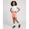image:imageReebok 3 Pack Girls 6 Inch Bike Shorts Athletic Spandex Bikers Volleyball Soccer Dance Cheer Gymnastics Under Dress 616Solid Black  Solid Ultimate Grey  Solid Peach Bud