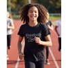image:imageReebok 3 Pack Girls Cotton Short Sleeve Crew Neck TShirt  Kids Teens Tweens Youth Athletic Basketball Tee TopsSolid Black  Charcoal Heather  Solid Peach Bud