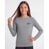 image:imageReebok 3 Pack Girls Long Sleeve Rashguard Swim Shirt UPF Sun Protection Rasghguard Swimsuit for Kids Teens TweensSolid Black  Solid Bright White  Solid Ultimate Grey
