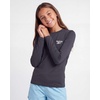 image:imageReebok 3 Pack Girls Long Sleeve Rashguard Swim Shirt UPF Sun Protection Rasghguard Swimsuit for Kids Teens TweensSolid Black  Solid Navy Peony  Solid Charcoal Art