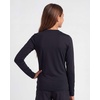 image:imageReebok 3 Pack Girls Long Sleeve Rashguard Swim Shirt UPF Sun Protection Rasghguard Swimsuit for Kids Teens TweensSolid Black  Solid Navy Peony  Solid Charcoal Art