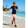 image:imageReebok 3 Pack Girls Short Sleeve Rashguard Swim Shirt UPF Sun Protection UV SPF Athletic Beach Pool Kids Teen Tween 616Solid Black  Solid Plum Perfect  Solid Orchid Petal