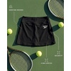 image:imageReebok 3 Pack Girls Skorts Athletic Dry Fit Tennis Golf Skirt with Built in Shorts Active for Kids Teens Tweens Sizes 616Solid Black  Solid Barely Blue  Solid Festival Bloom