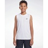 image:imageReebok 4 Pack Boys Dry Fit Active Tank Tops Athletic Sleeveless Muscle Gym Workout Shirts for Kids Teens Youth Size 6 to 18Solid Black  Solid Quiet Shade  Solid Ultimate Grey  Solid Bright White