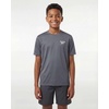 image:imageReebok 4 Pack Boys Dry Fit T Shirts Athletic Short Sleeve Sports Running Tee Shirt for Kids Teens Youth Active Size 618Solid Black  Solid Hunter Green  Solid Blue Iolite  Solid Quiet Shade