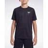 image:imageReebok 4 Pack Boys Mesh Short Sleeve Crew Neck TShirt  Athletic Misture Wicking Tops for Teens Kids amp YouthSolid Black  Solid Black  Solid Black  Solid Black