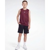 image:imageReebok 4 Pack Boys Mesh Tank Tops Athletic Active Sleeveless Basketball Running Sports Training Gym Workout Muscle 618Solid Black  Solid Burgundy  Solid Ultimate Grey  Solid Dawn Blue
