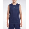 image:imageReebok 4 Pack Boys Mesh Tank Tops Athletic Active Sleeveless Basketball Running Sports Training Gym Workout Muscle 618Solid Black  Solid Navy Blazer  Solid Ski Patrol  Solid All Aboard