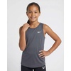 image:imageReebok 4 Pack Girls Dry Fit Athletic Tank Tops Sleeveless Dance Workout Sports Top for Kids Teens Tween Youth  Sizes 6 16Solid Black  Solid Quiet Shade  Solid Fuchsia Fedora  Solid Fragrant Lilac
